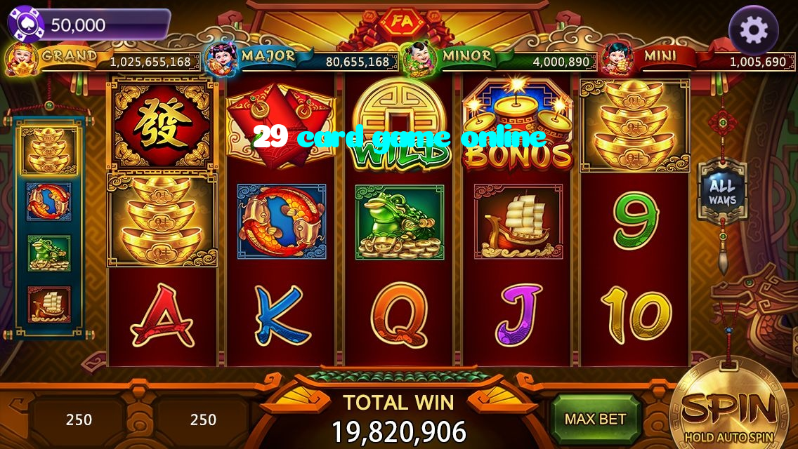 available types of 29 card game online bet including pre-match live express and system bets